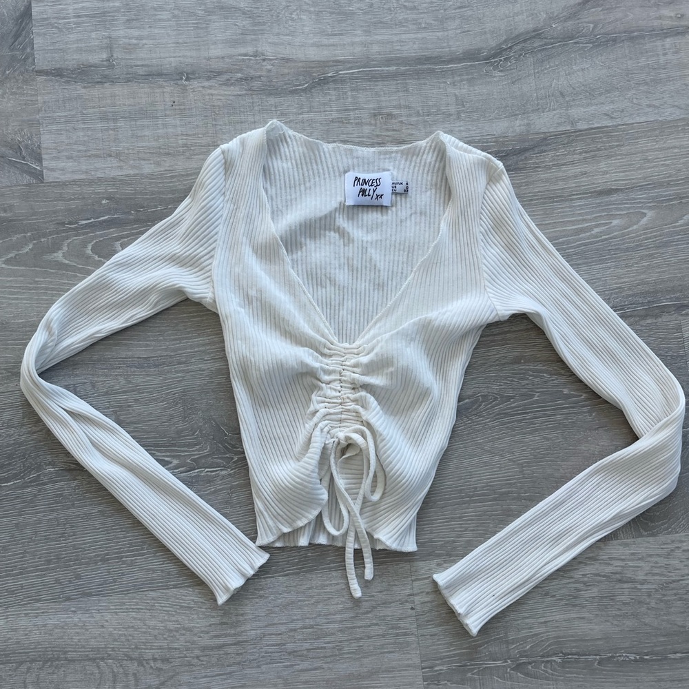 Princess Polly Long sleeve crop top